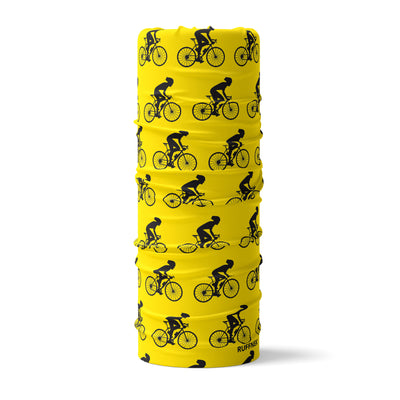 Yellow Cycling Scarf Neck Gaiter